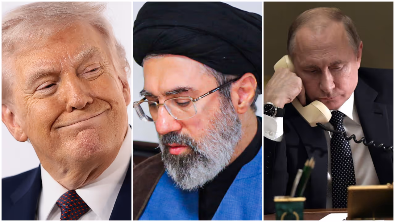 Trump Mojtaba Putin Trump Mojtaba Putin