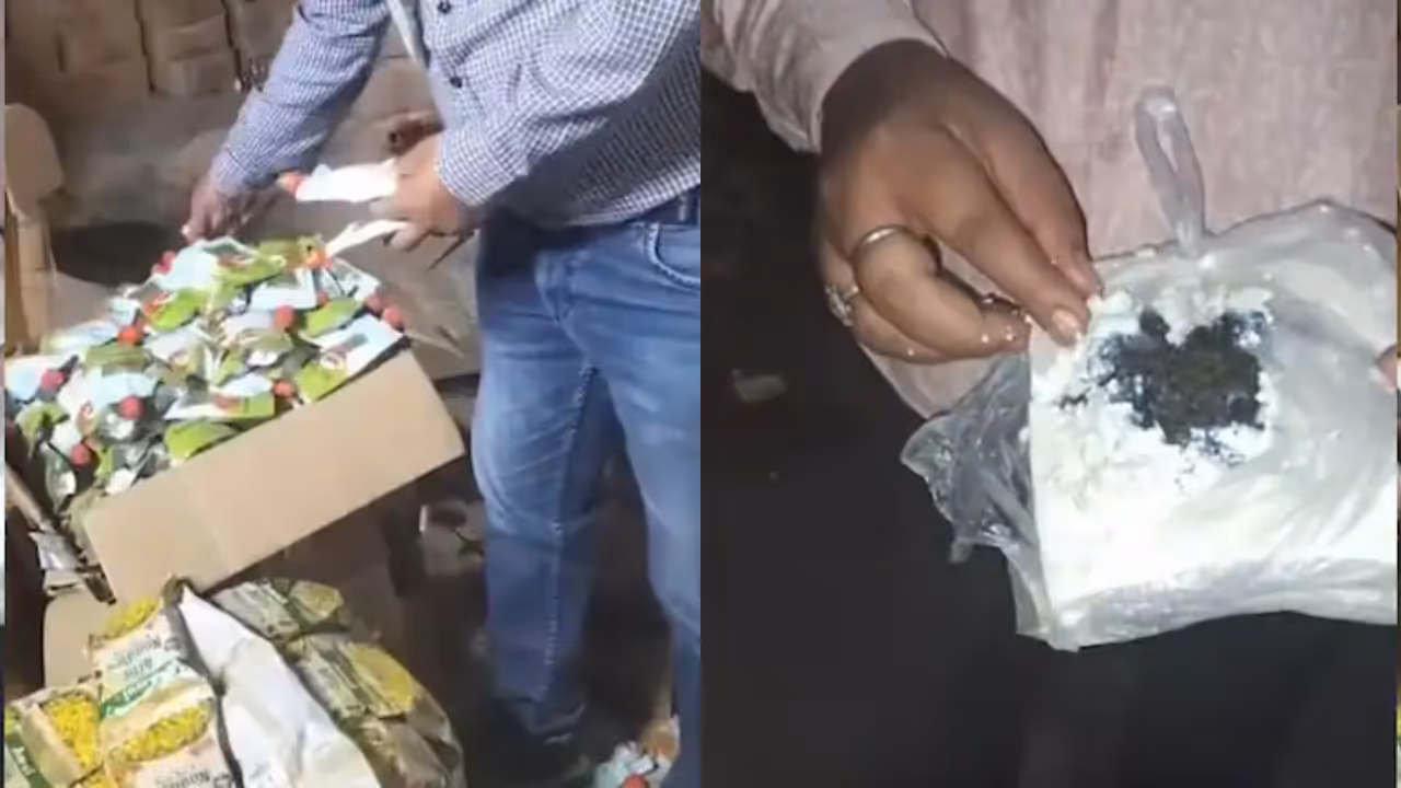 FSSAI officials inspecting expired noodles and adulterated paneer during a food safety raid in Jaipur and Dhanbad FSSAI officials inspecting expired noodles and adulterated paneer during a food safety raid in Jaipur and Dhanbad