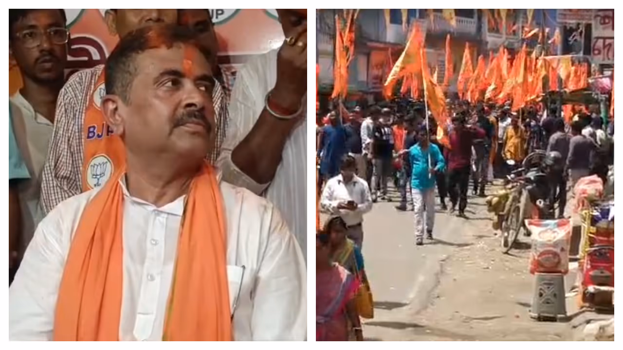 battel of Bengal 2026 BJP leader Suvendu Adhikari observed Ram Navami in Nandigram on Friday battel of Bengal 2026 BJP leader Suvendu Adhikari observed Ram Navami in Nandigram on Friday