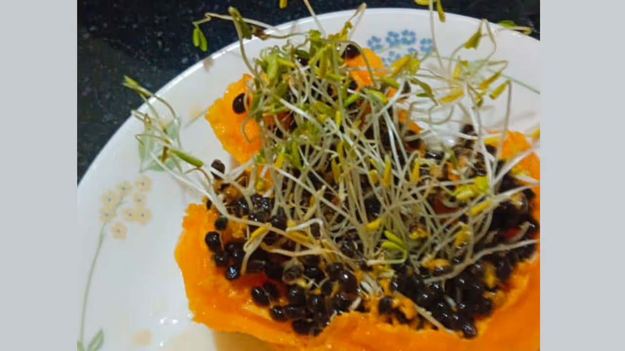 sprouted seeds inside papaya surprise family and locals sprouted seeds inside papaya surprise family and locals