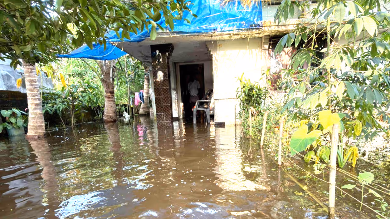 waterlogging crisis after public canal encroachment in punnapra south waterlogging crisis after public canal encroachment in punnapra south