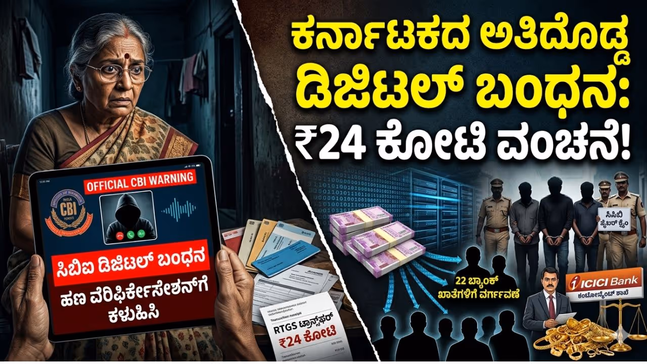 Karnataka Biggest Digital Arrest Karnataka Biggest Digital Arrest