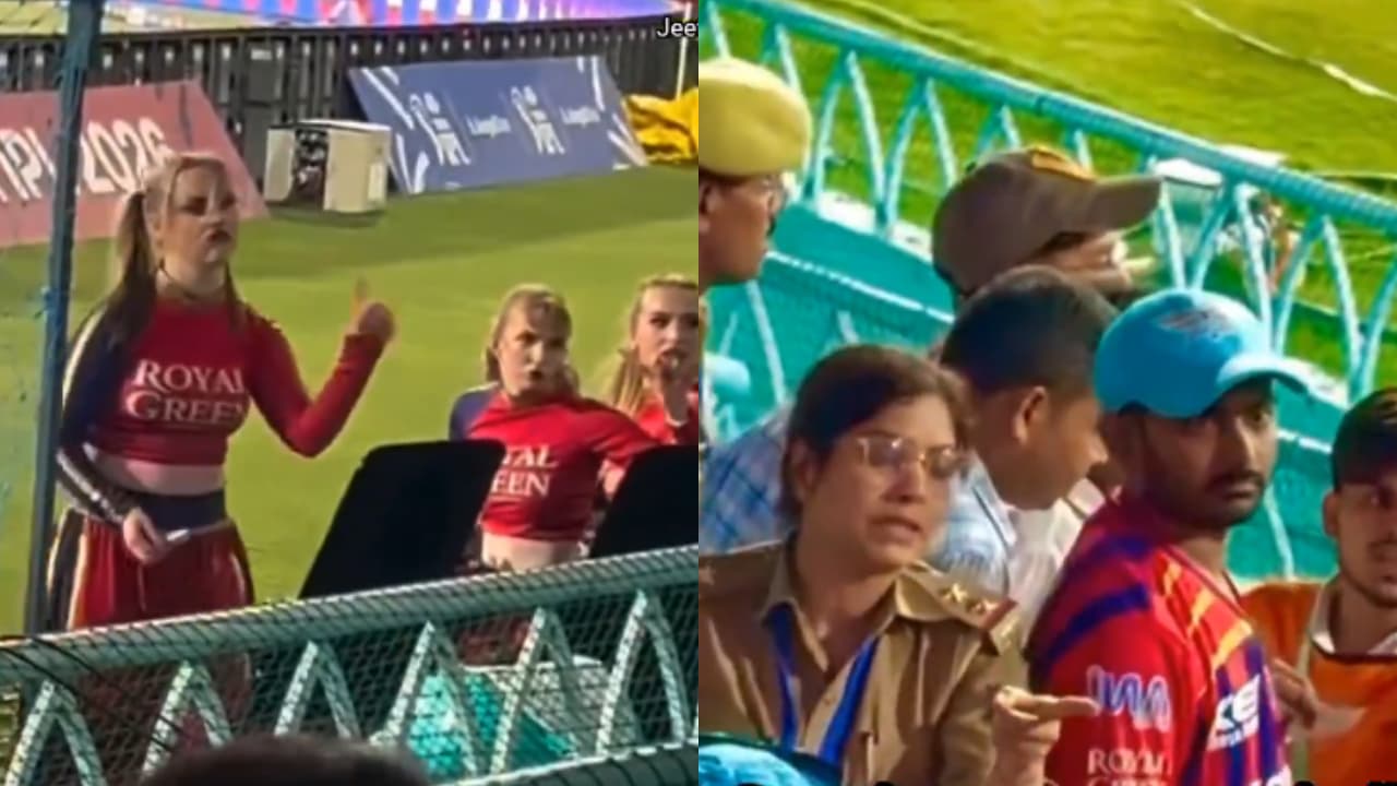 Cheerleader Harrased by Spectator During LSG vs PBKS IPL 2026 Cheerleader Harrased by Spectator During LSG vs PBKS IPL 2026