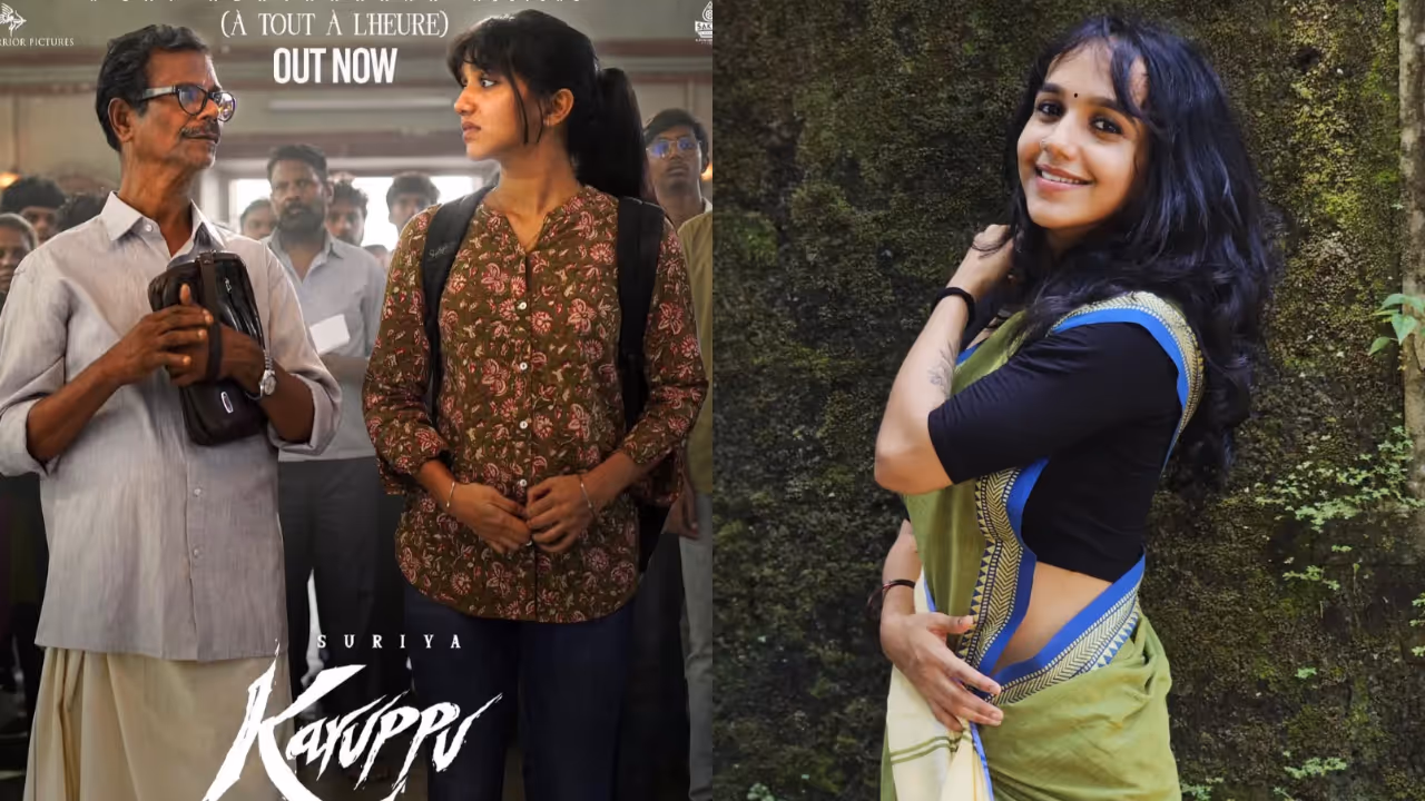 Anagha Ravi about Karuppu movie climax Anagha Ravi about Karuppu movie climax