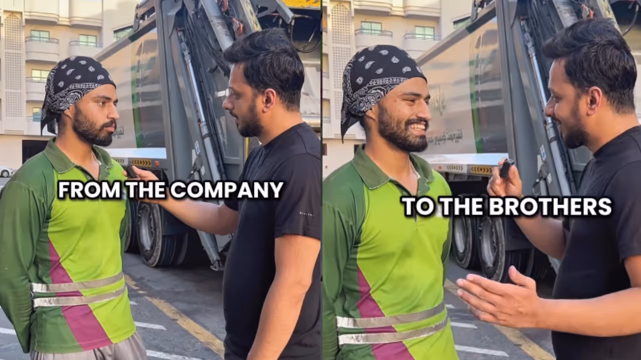 Punjab man’s Dubai garbage job video goes viral Punjab man’s Dubai garbage job video goes viral