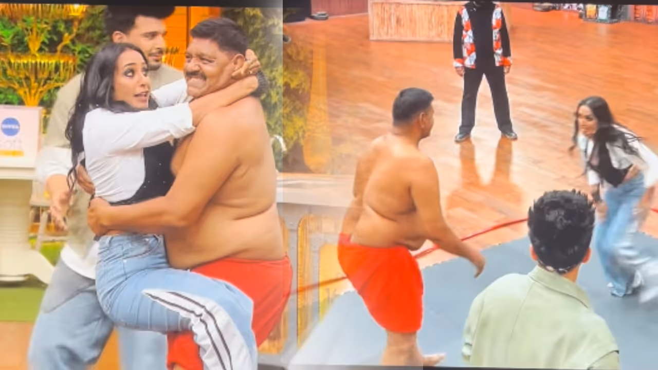 indian wrestlers in laughter chef indian wrestlers in laughter chef