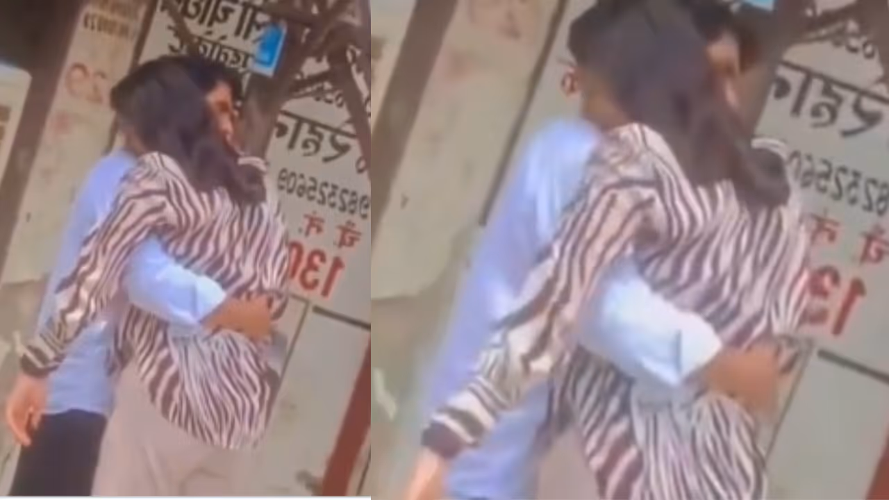 Emotional reconciliation of a couple inside a Delhi courtroom tearing up divorce documents. Emotional reconciliation of a couple inside a Delhi courtroom tearing up divorce documents.