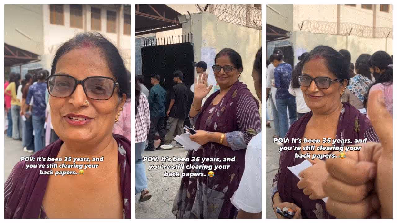 woman came college to write exams woman came college to write exams