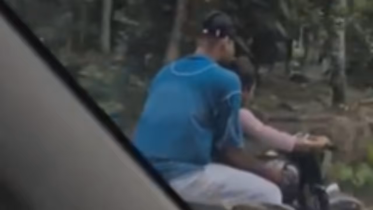 helmetless rider caught carrying child unsafely on bullet motorcycle helmetless rider caught carrying child unsafely on bullet motorcycle