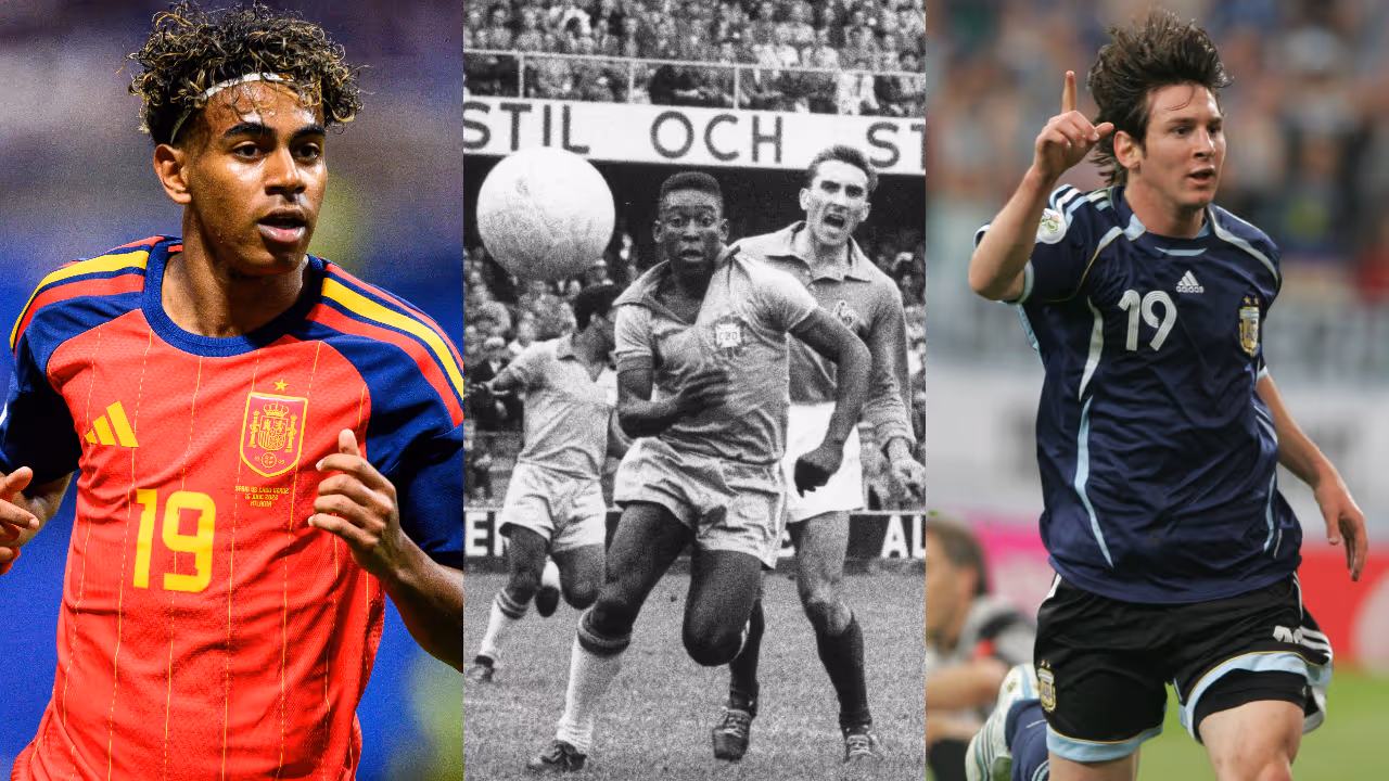 Youngest goalscorers in World Cup history Lamine Yamal, Pele, and Messi Youngest goalscorers in World Cup history Lamine Yamal, Pele, and Messi