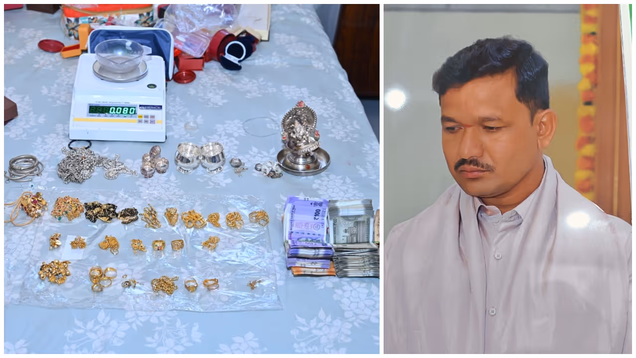 Lokayukta Raids Ballari RDPR AEE Thippeswamy Lokayukta Raids Ballari RDPR AEE Thippeswamy