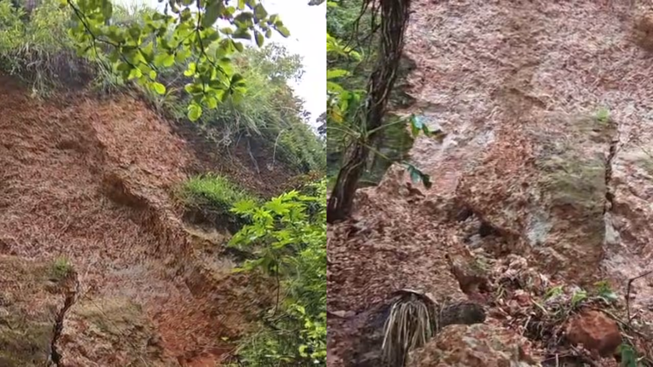 CLIFF LANDSLIDE CLIFF LANDSLIDE