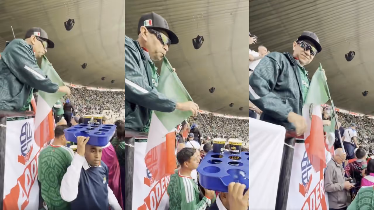 Mexico Fan's Beer Hack Goes Viral Mexico Fan's Beer Hack Goes Viral