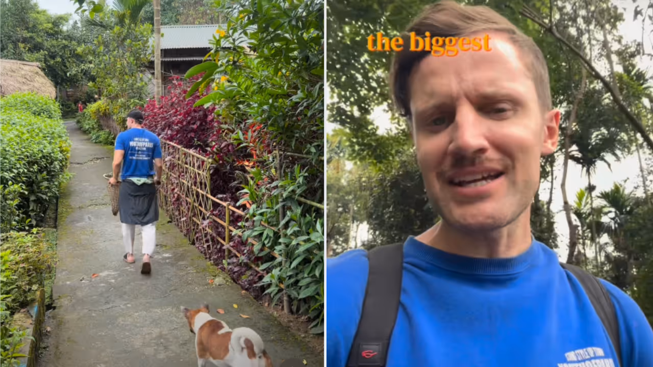 British Traveller Showcases Asia's Cleanest Village in Meghalaya British Traveller Showcases Asia's Cleanest Village in Meghalaya
