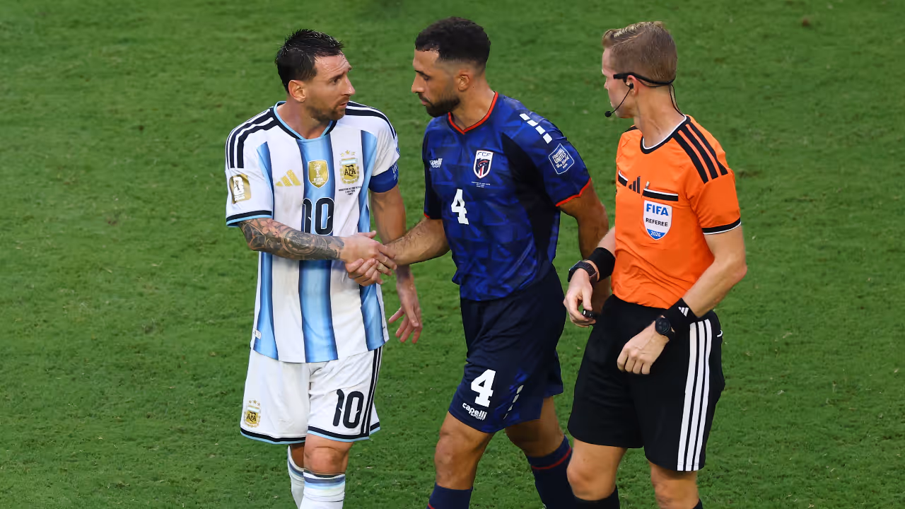 Messi and Roberto Lopez Messi and Roberto Lopez
