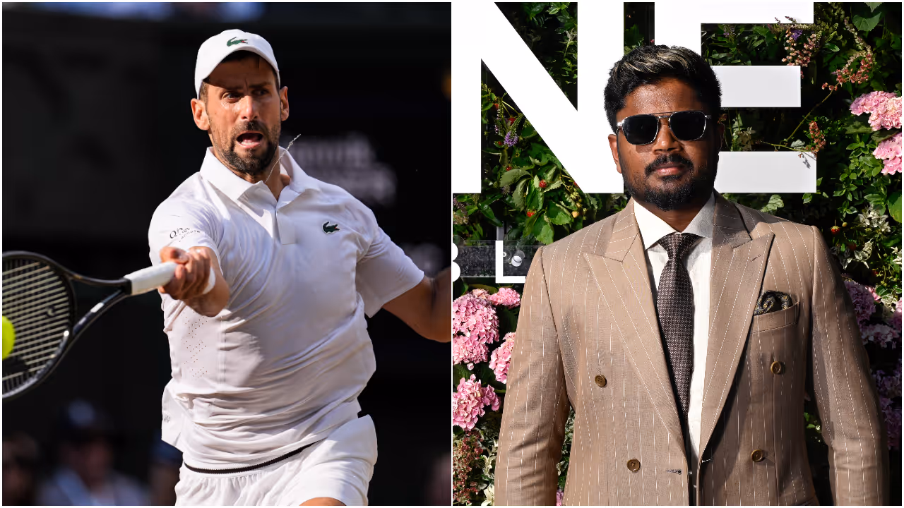 Sanju Samson on Novak Djokovic Sanju Samson on Novak Djokovic
