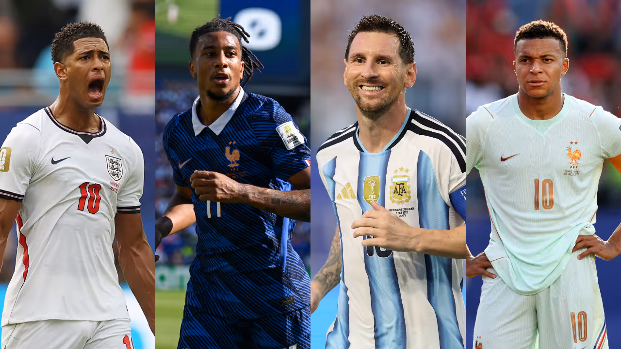 Messi, Mbappe, Olise and Bellingham who will win fifa World Cup 2026 Golden Ball Messi, Mbappe, Olise and Bellingham who will win fifa World Cup 2026 Golden Ball