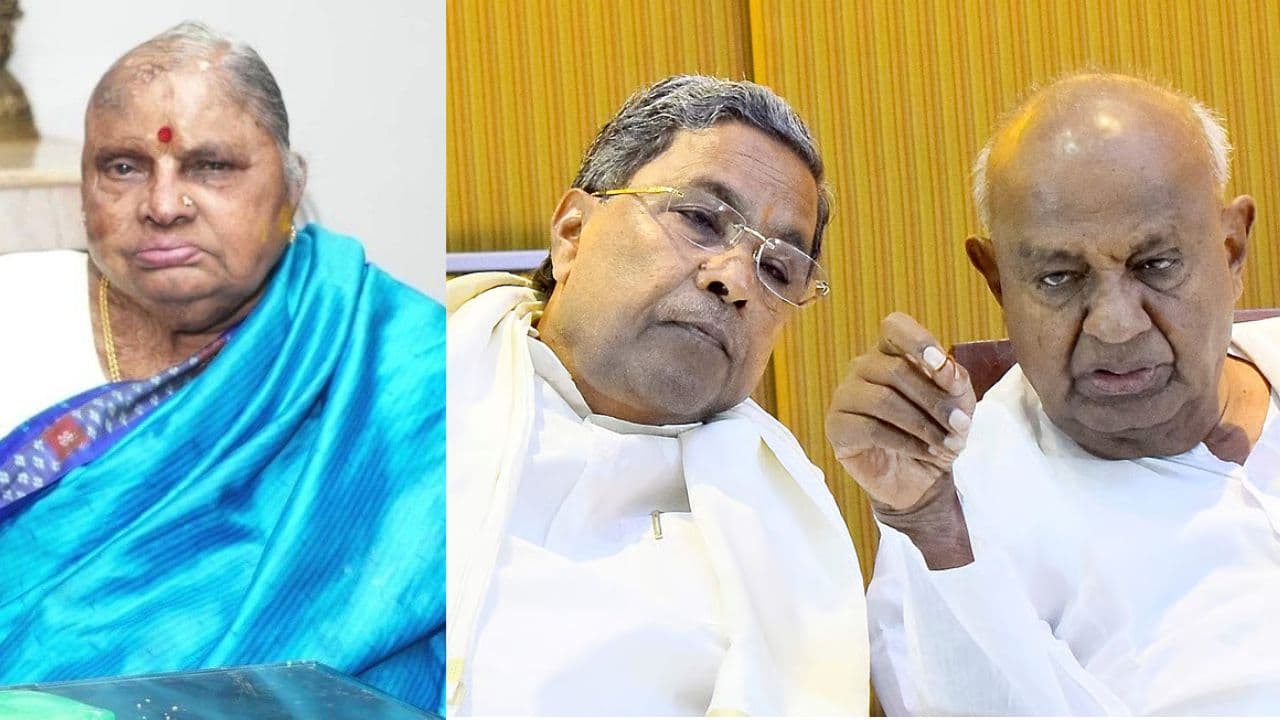HD Chennamma and Siddaramaiah HD Chennamma and Siddaramaiah