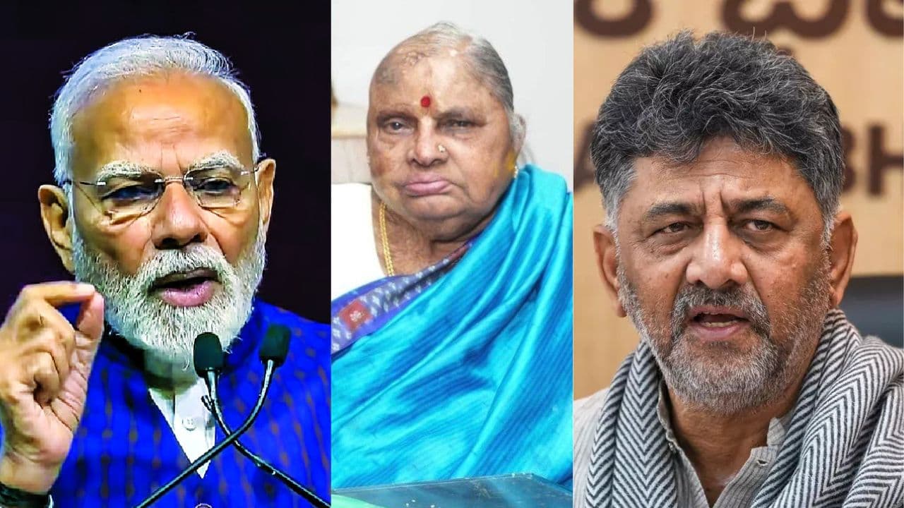 PM Modi And Dk Shivakumar On Chennamma PM Modi And Dk Shivakumar On Chennamma