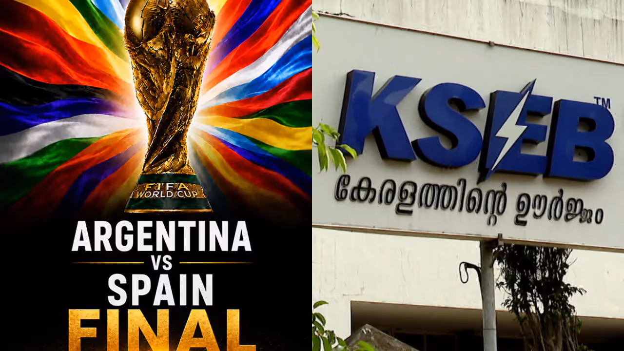 kseb assures no power cuts during fifa world cup final in kerala kseb assures no power cuts during fifa world cup final in kerala