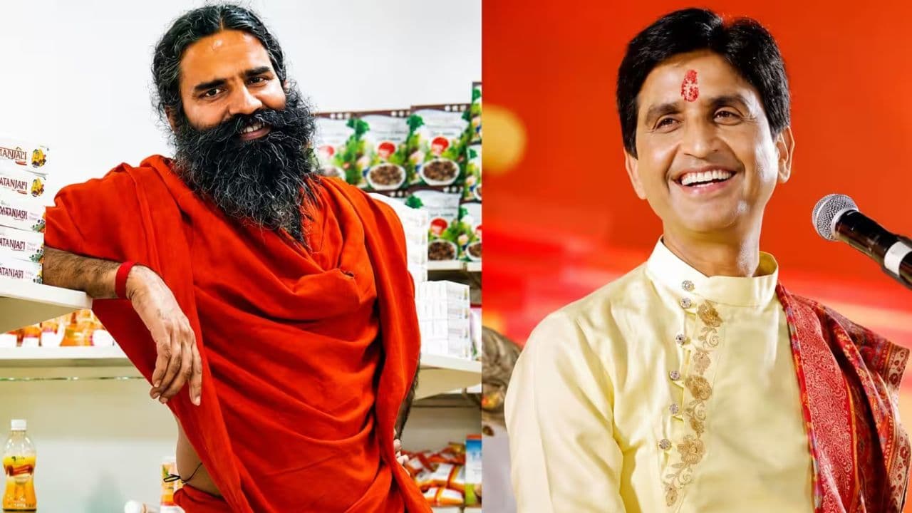 baba ramdev and kumar vishwas baba ramdev and kumar vishwas