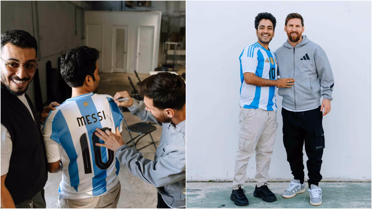 messi with yadav messi with yadav
