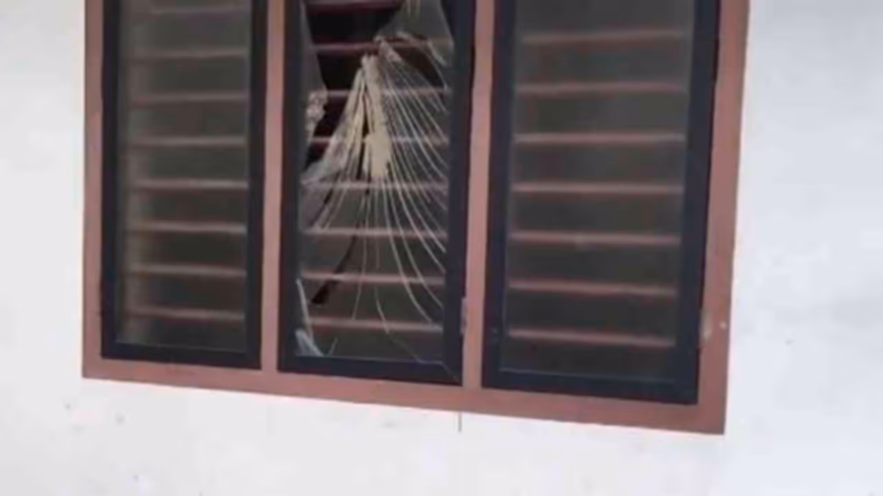wild elephant attacks house in nilambur family escapes narrowly wild elephant attacks house in nilambur family escapes narrowly