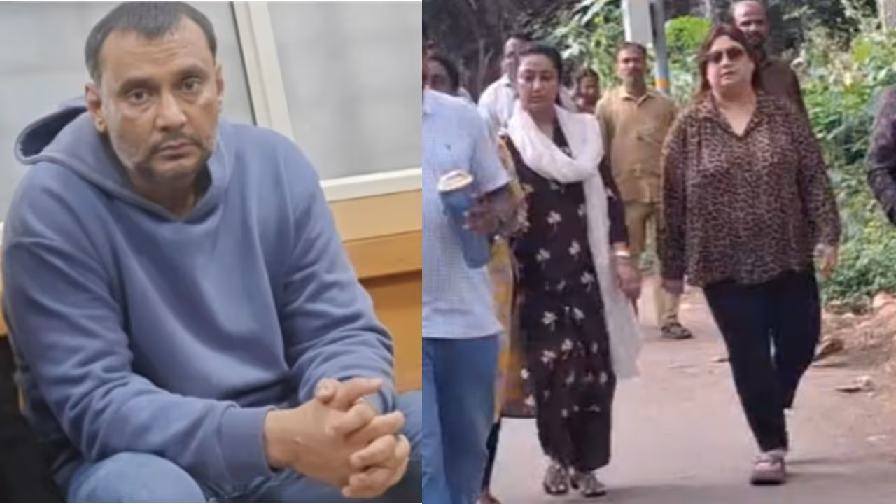 Rakshita Prem and Vijayalakshmi Meet Actor Darshan Rakshita Prem and Vijayalakshmi Meet Actor Darshan