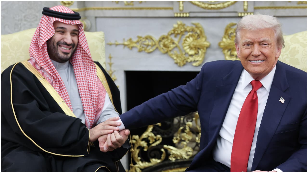 Donald Trump with Saudi Crown Prince Donald Trump with Saudi Crown Prince