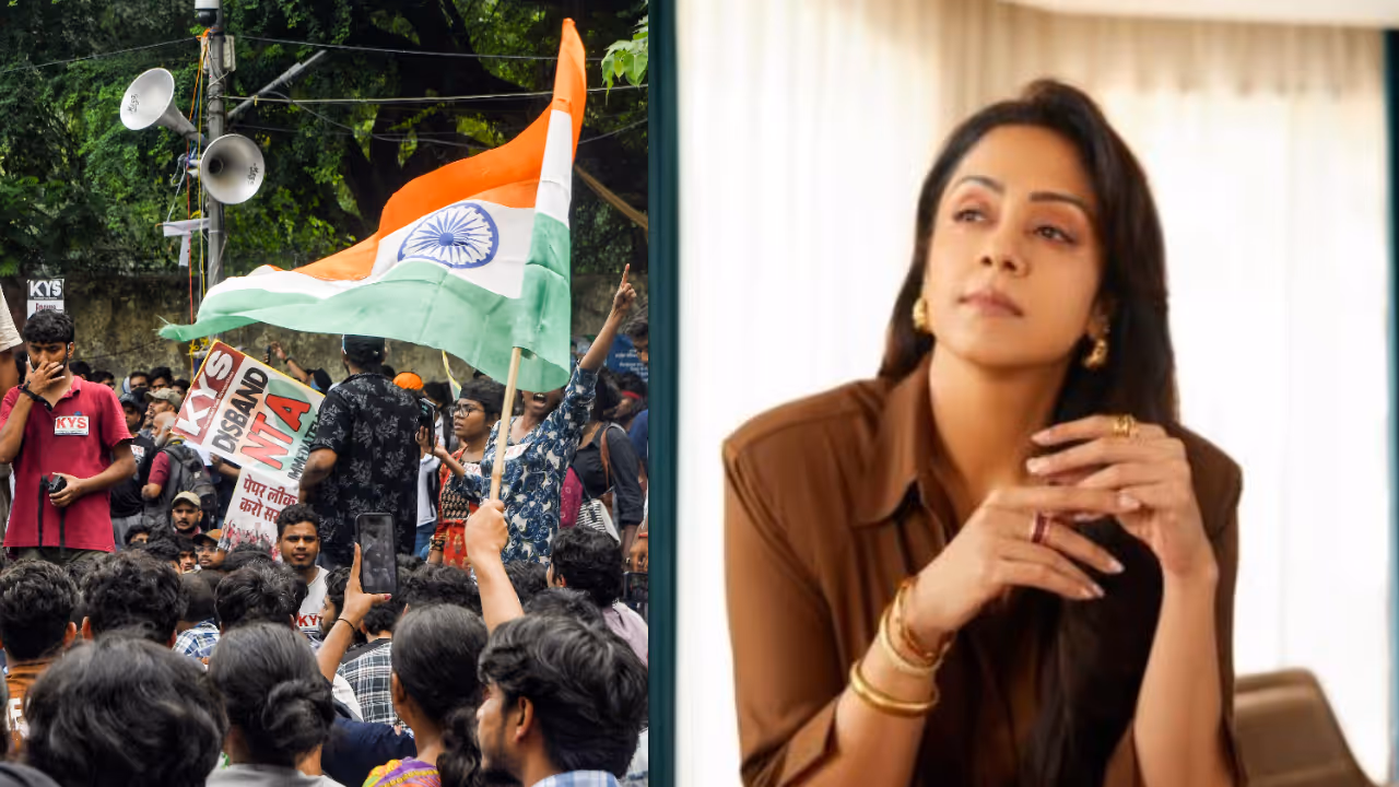 actress Jyotika Supports Student Protest actress Jyotika Supports Student Protest