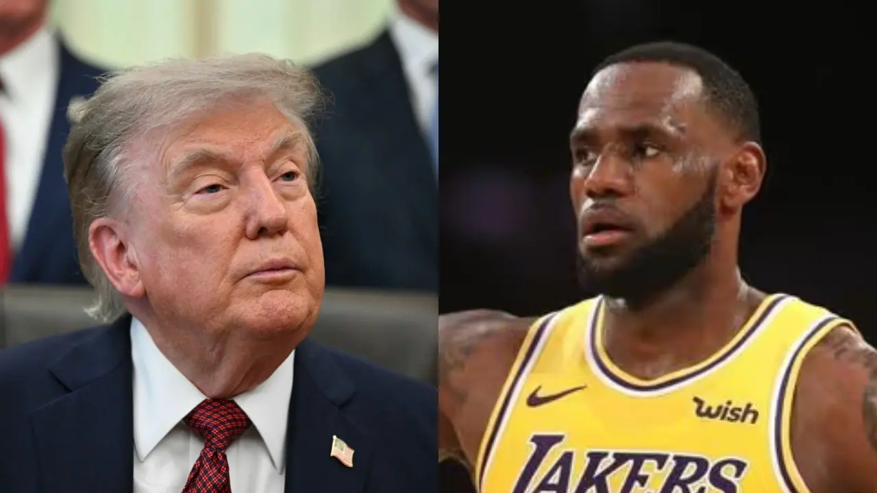 Donald Trump and LeBron James Donald Trump and LeBron James
