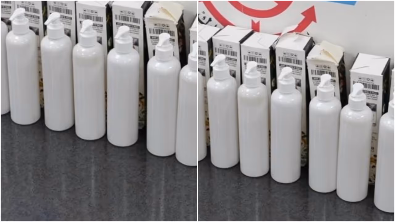 drugs in shampoo bottles drugs in shampoo bottles