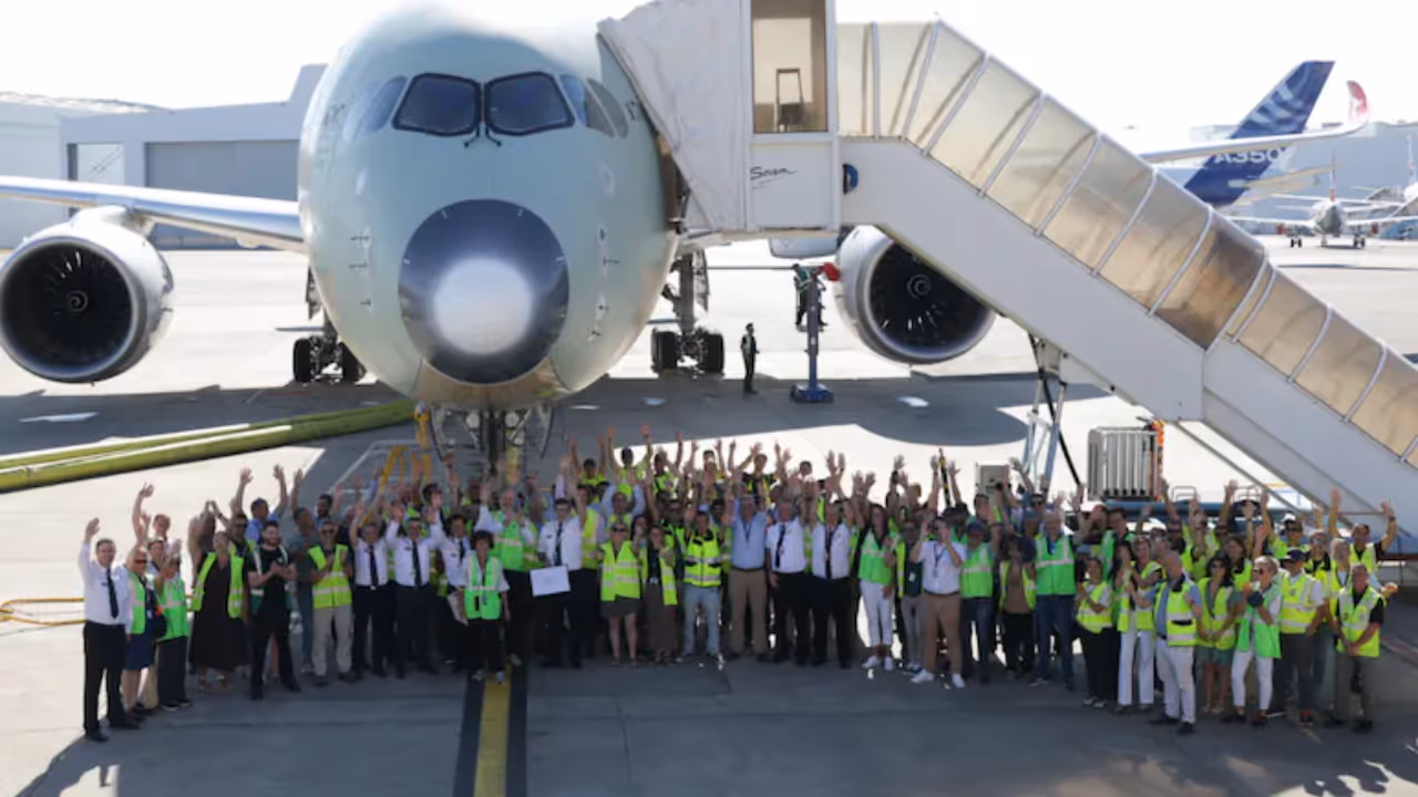 Qantas flight makes history: Airbus A350 completes the longest service Qantas flight makes history: Airbus A350 completes the longest service