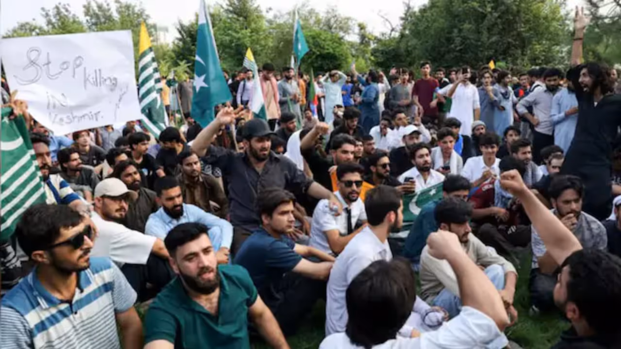 PoK protest PoK protest