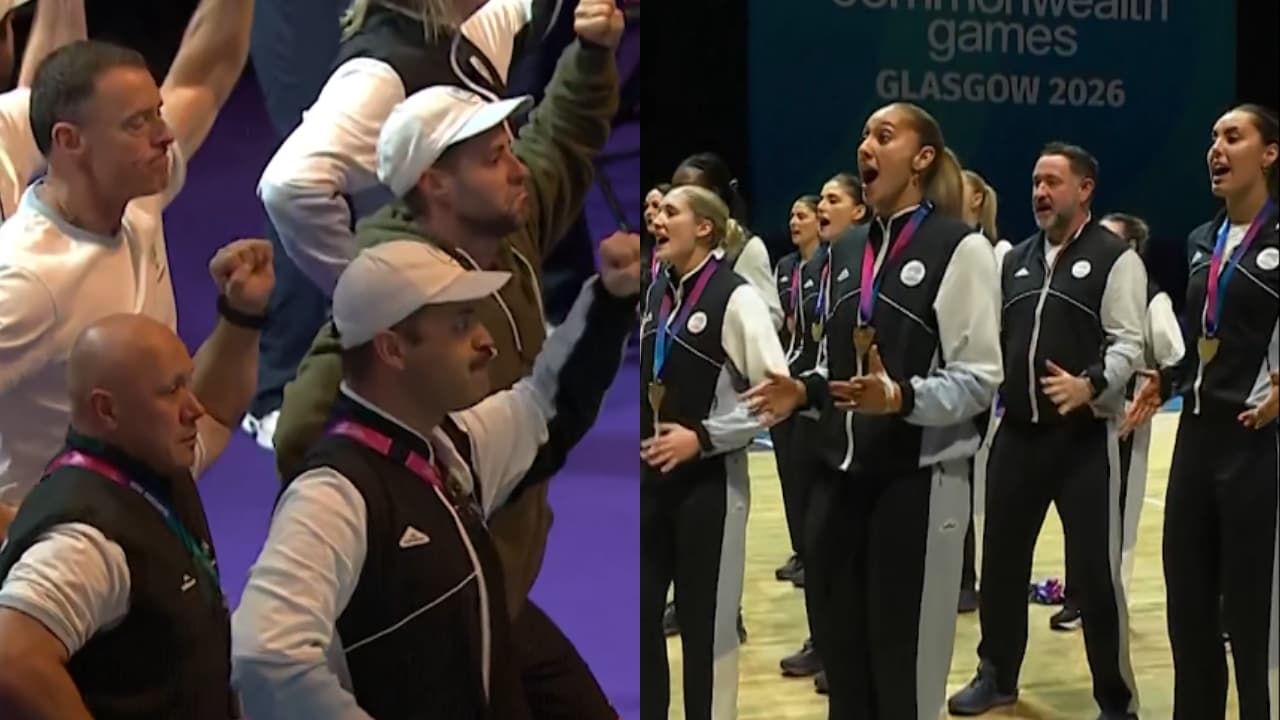 New Zealand's NetBall Team's Haka Celebration at Glasgow CWG 2026 New Zealand's NetBall Team's Haka Celebration at Glasgow CWG 2026
