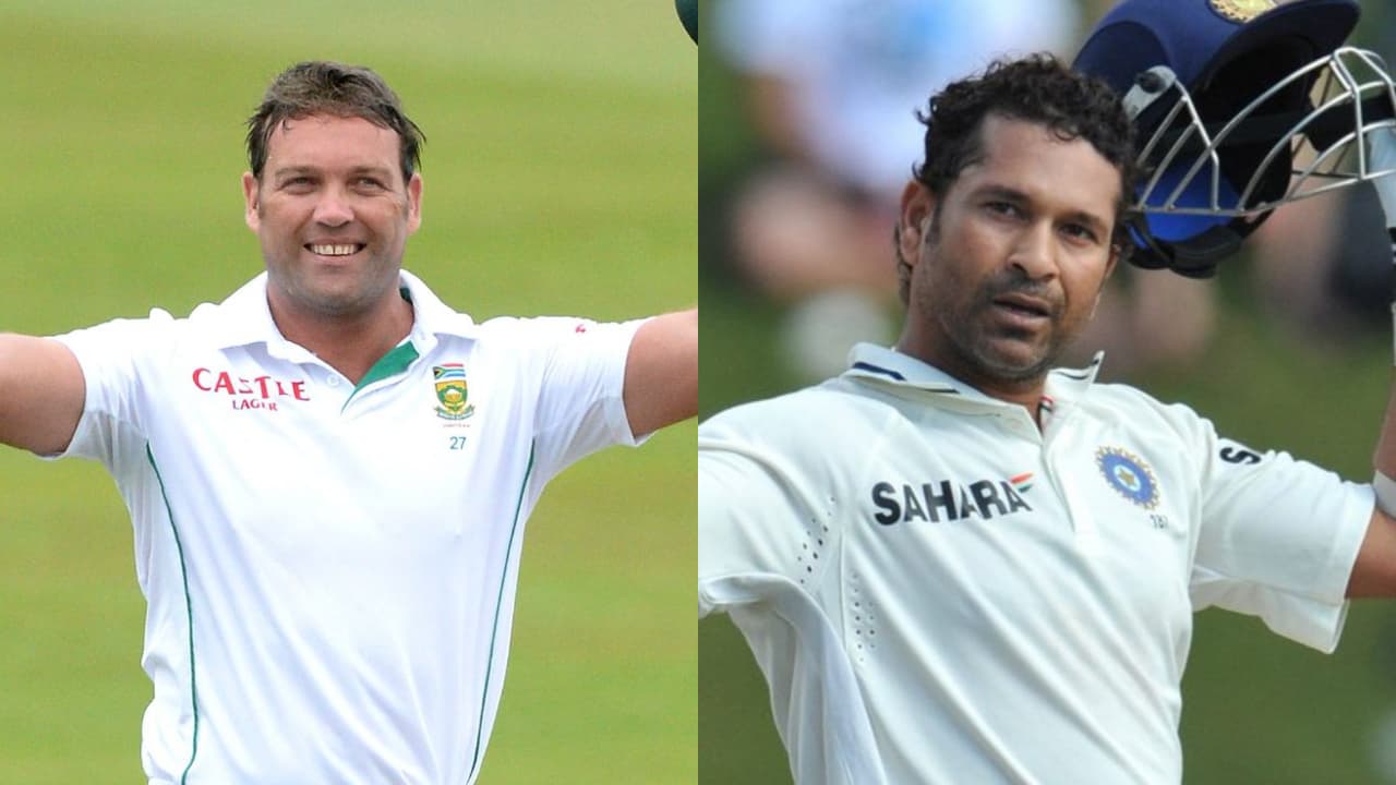 Jacques Kallis and Sachin Tendulkar Jacques Kallis and Sachin Tendulkar