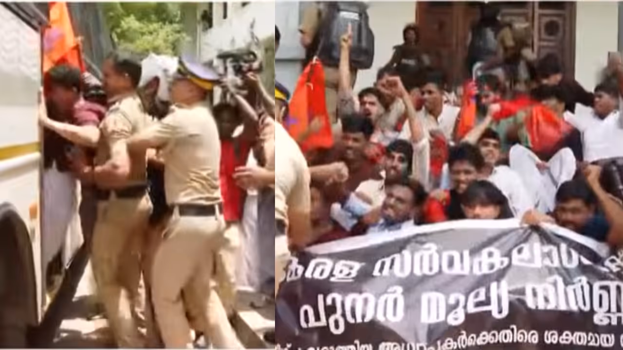 SFI protest SFI protest