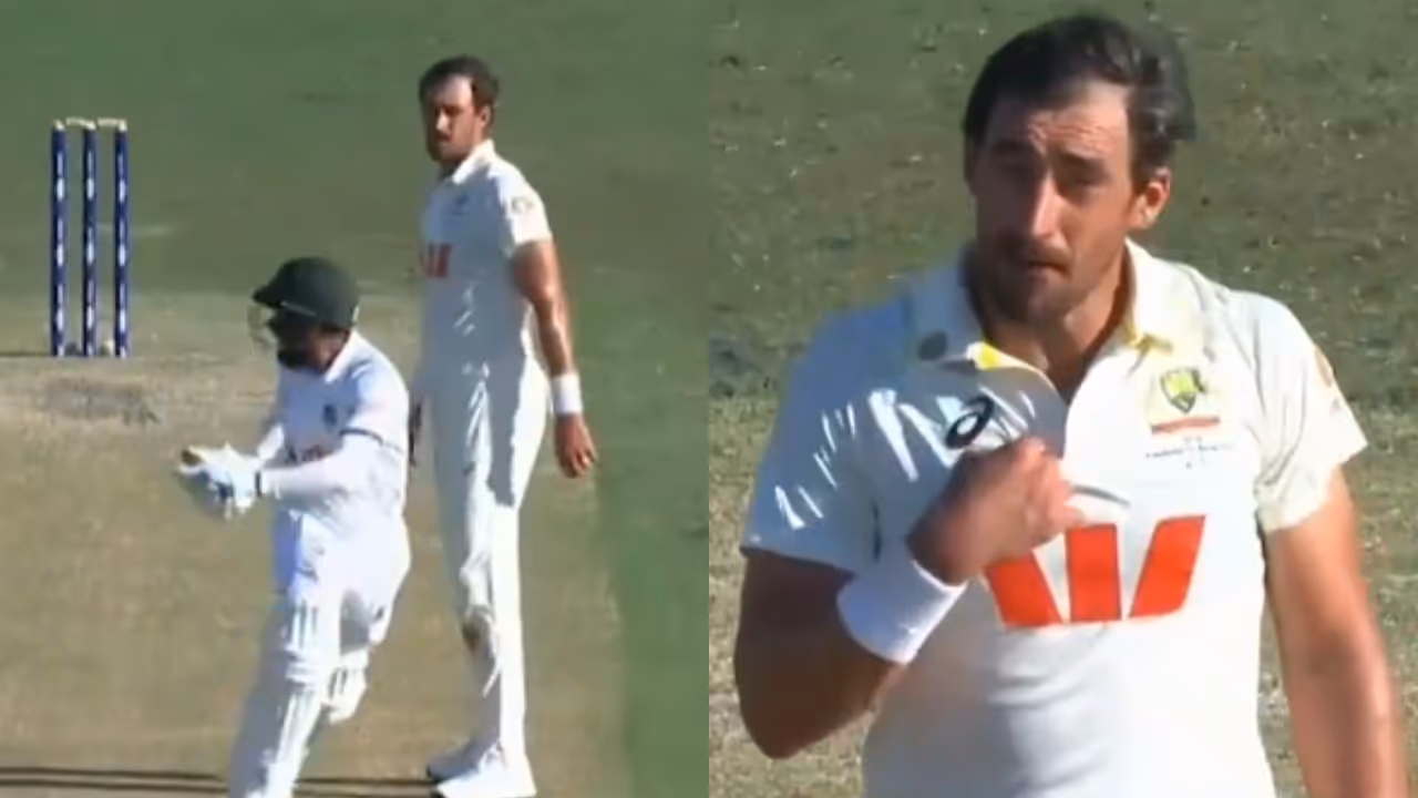 Mitchell Starc and Mehidy Hasan Miraz Mitchell Starc and Mehidy Hasan Miraz