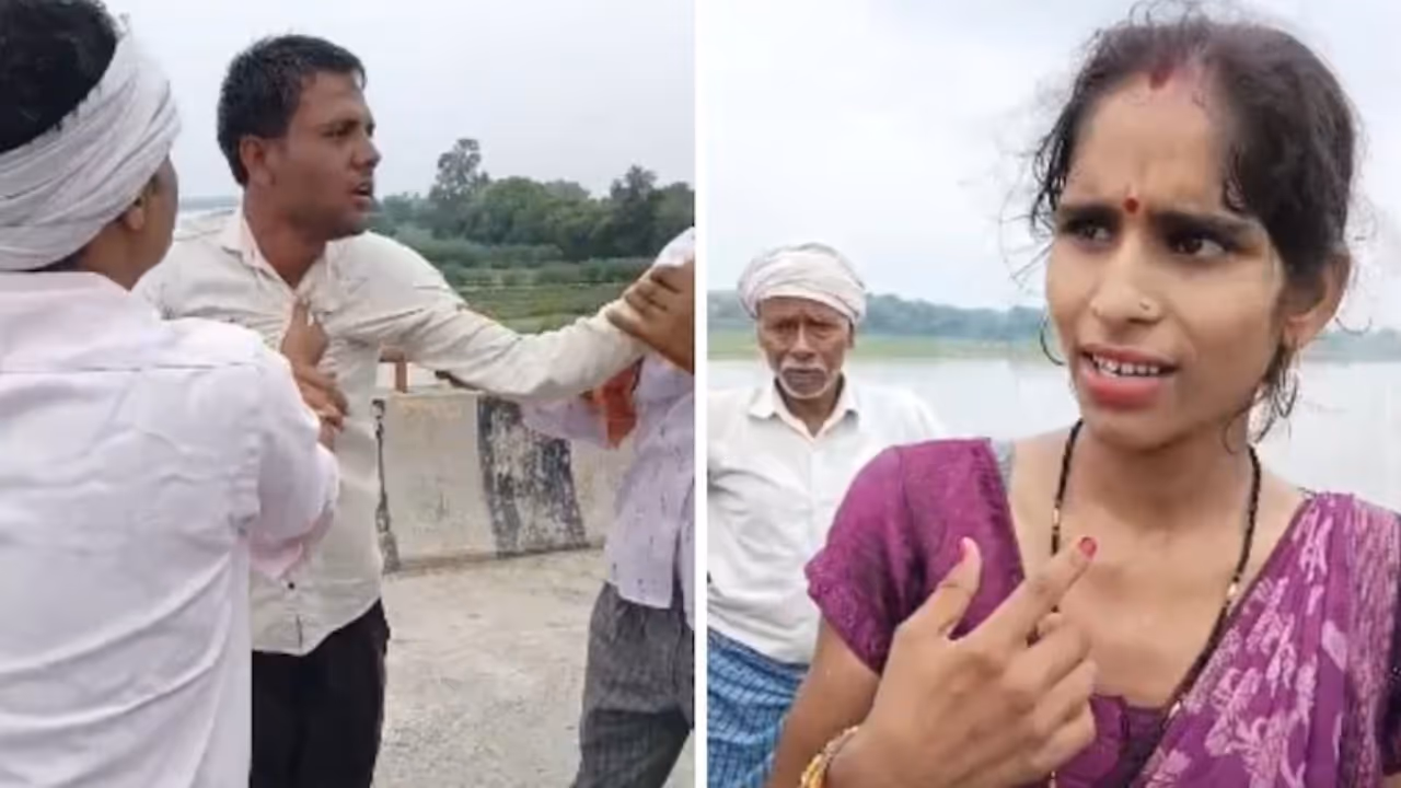 father throws one year old daughter into yamuna river after stopping for selfie in agra father throws one year old daughter into yamuna river after stopping for selfie in agra