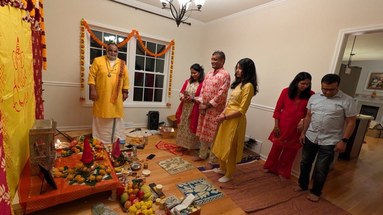 Vande Mataram at US house warming ceremony Vande Mataram at US house warming ceremony