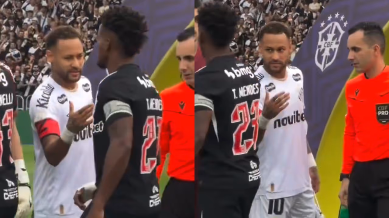 Neymar and Thiago Mendis Neymar and Thiago Mendis