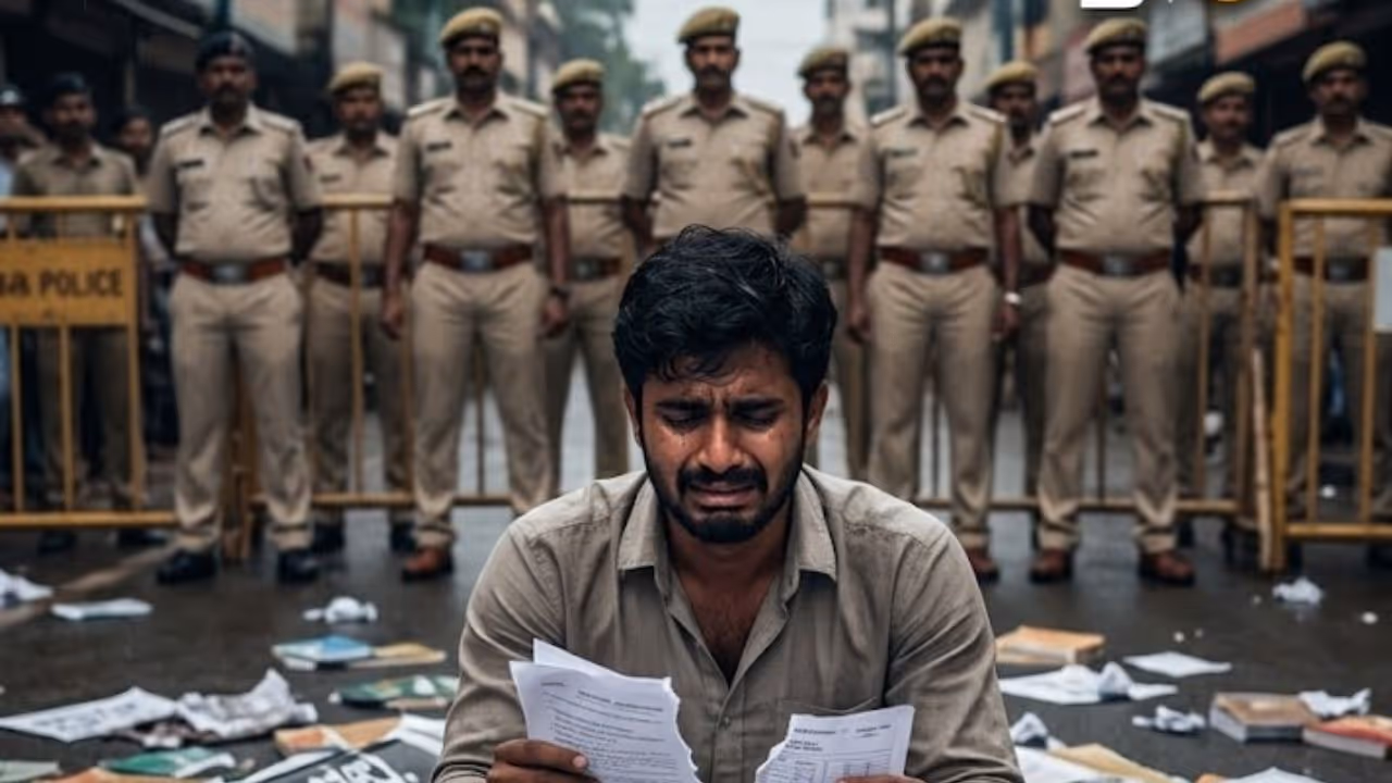 Dharwad Police Protest! Dharwad Police Protest!