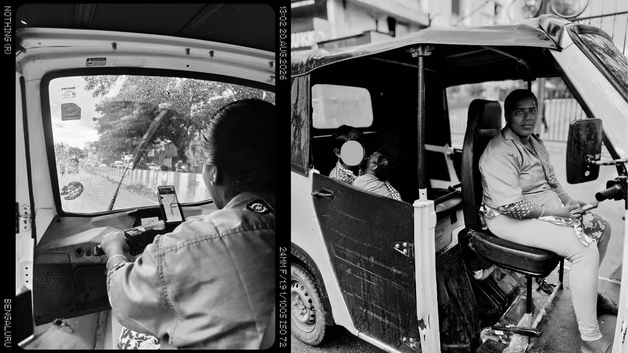 Bengaluru Lady Auto Driver Bengaluru Lady Auto Driver