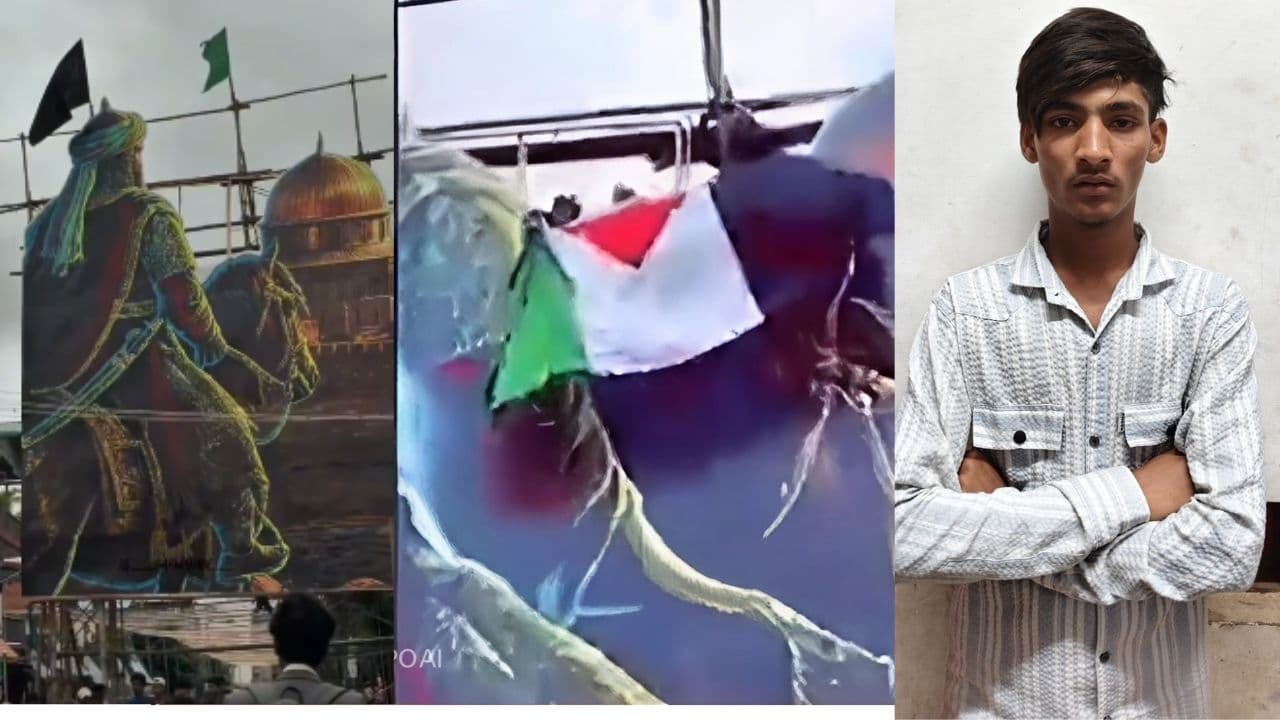 Shivamogga Eid Milad palestine flag Shivamogga Eid Milad palestine flag