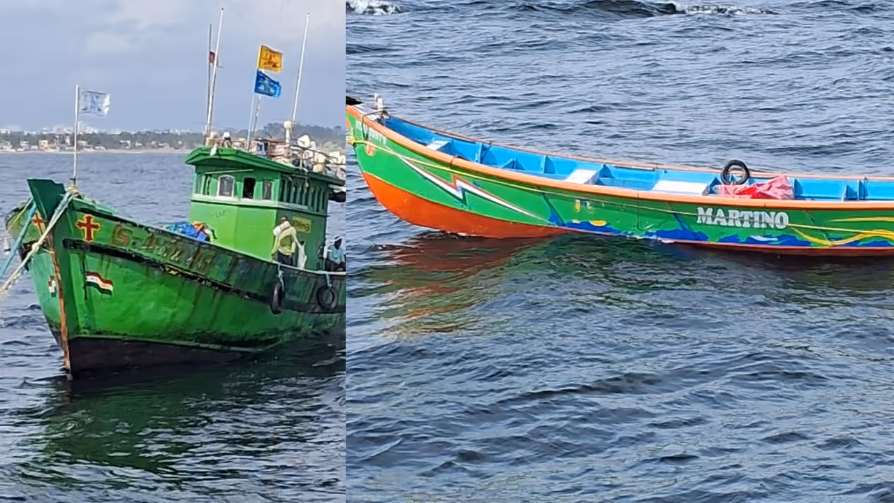 illegal fishing using artificial lights three tamil nadu boats seized off vizhinjam illegal fishing using artificial lights three tamil nadu boats seized off vizhinjam