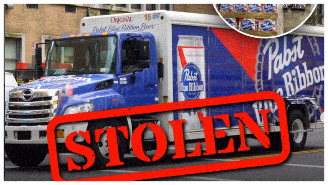 18,144 kg of beer stolen 18,144 kg of beer stolen
