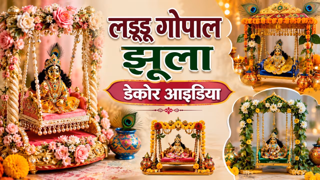 laddu gopal jhula decor ideas laddu gopal jhula decor ideas
