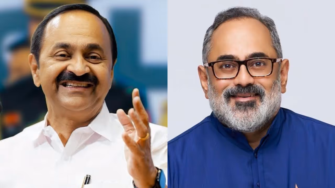 VD Satheesan, Rajeev Chandrasekhar VD Satheesan, Rajeev Chandrasekhar