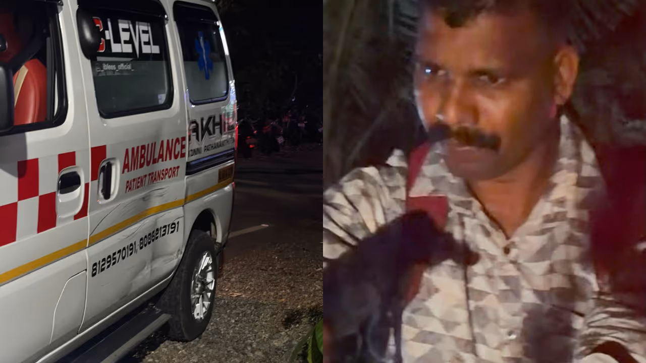 drunk cop crashes bike into ambulance near konni taken into custody drunk cop crashes bike into ambulance near konni taken into custody