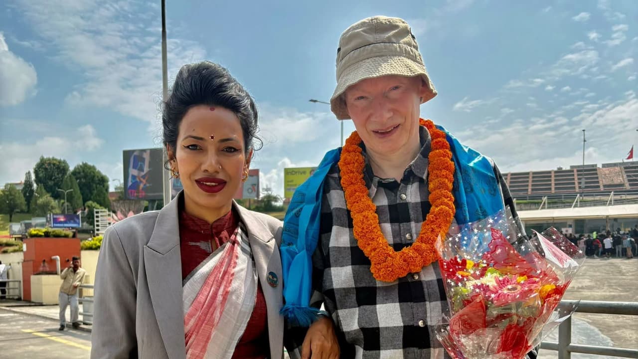 Ashika Tamang and Her Husband, Thomas Ashika Tamang and Her Husband, Thomas